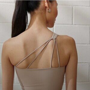 Abercrombie & Fitch YPB sculptLUX One-Shoulder Strappy-Back Slim Tank